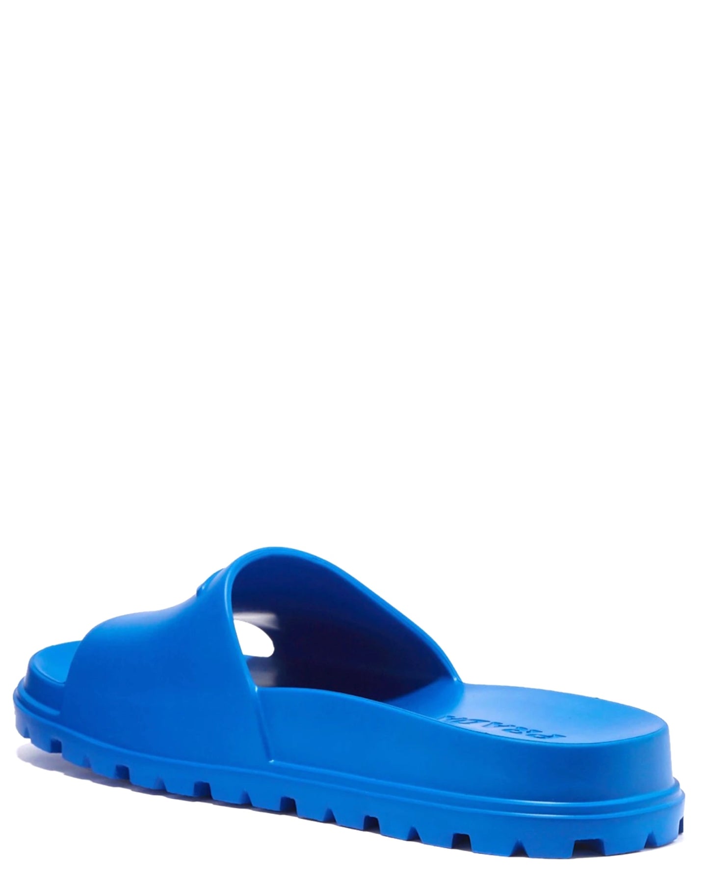 Prada Logo Soft Slides in Rubber