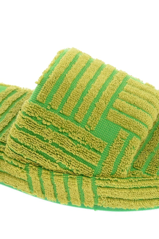 Bottega Veneta Intreccio Jacquard Resort Sandals