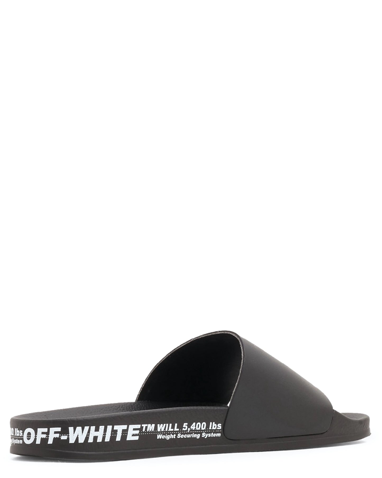 Off-White Industrial Belt Pool Sliders