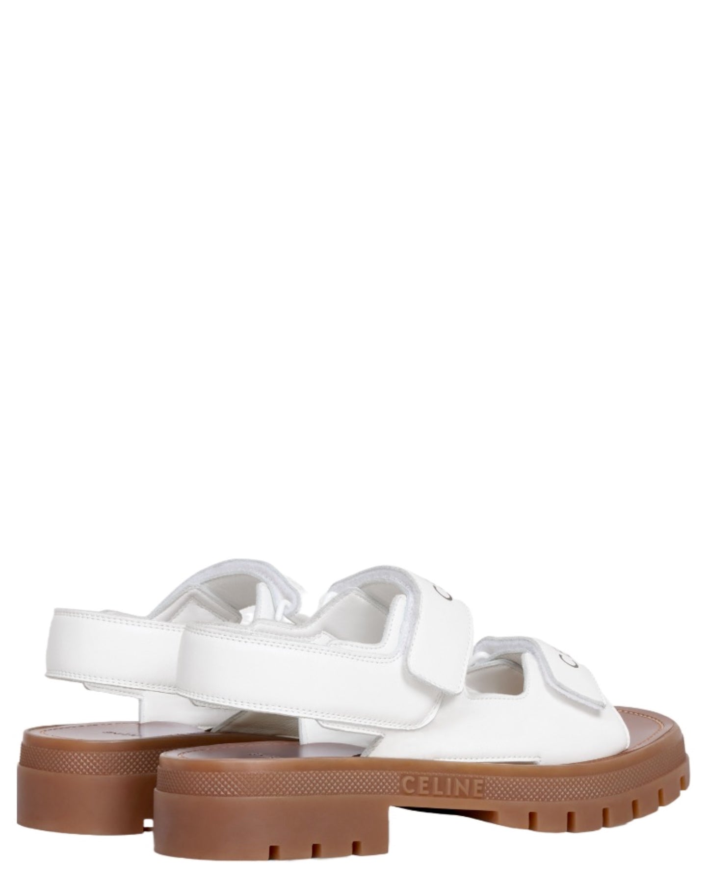 Celine Leo Scratch Sandal in Calfskin