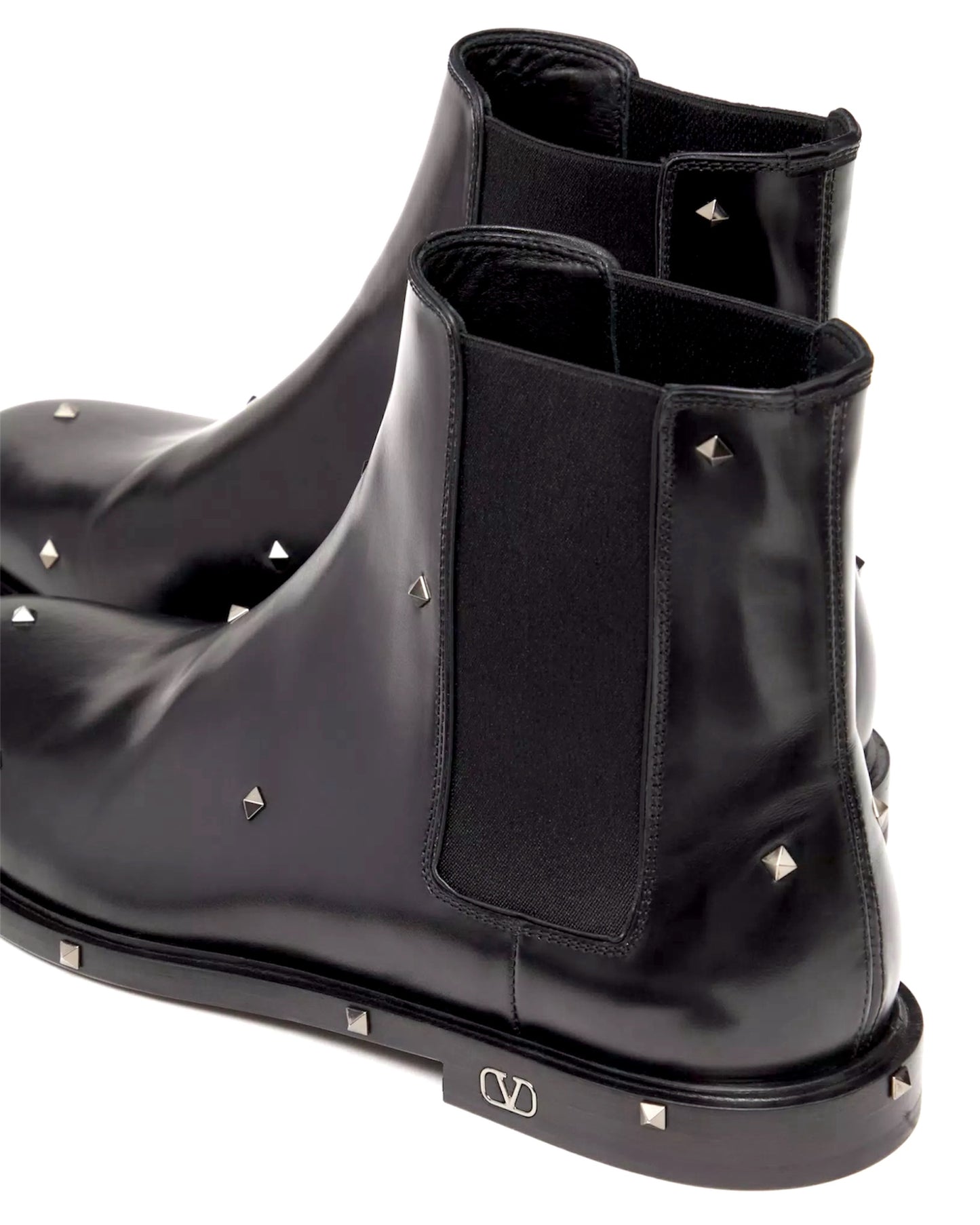 Valentino Garavani Aristopunk Stud Calfskin Ankle Boots