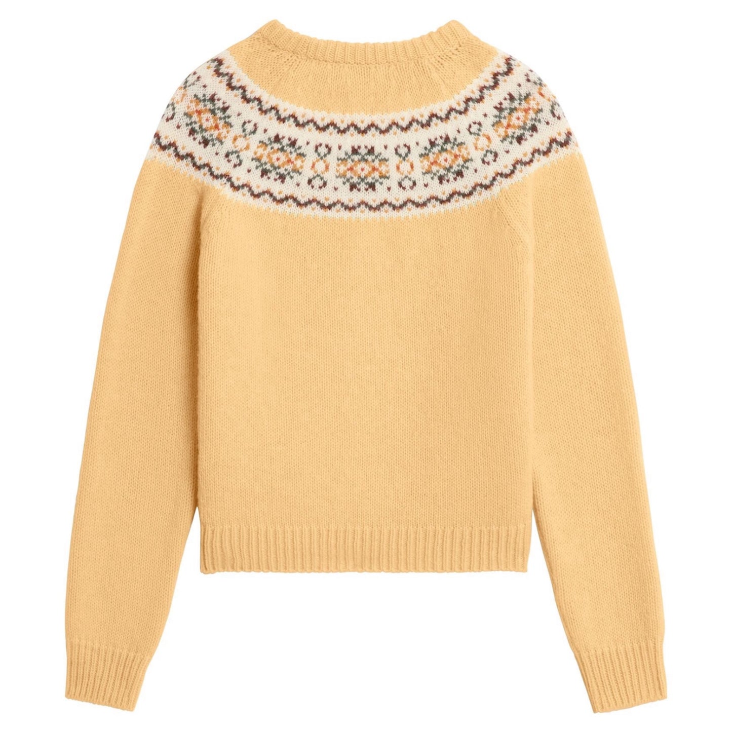 Celine Crewneck Sweater in Triomphe Fair Isle Wool (Women’s)