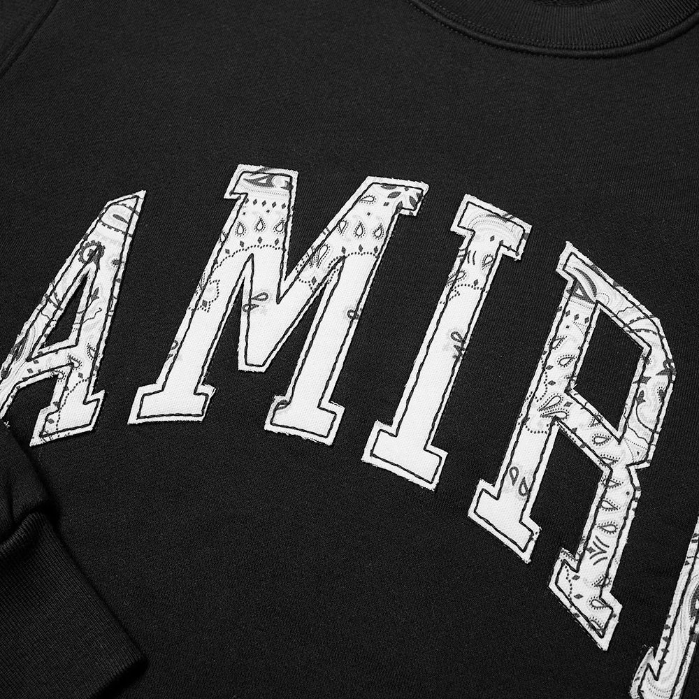 Amiri Varsity Bandana Crewneck