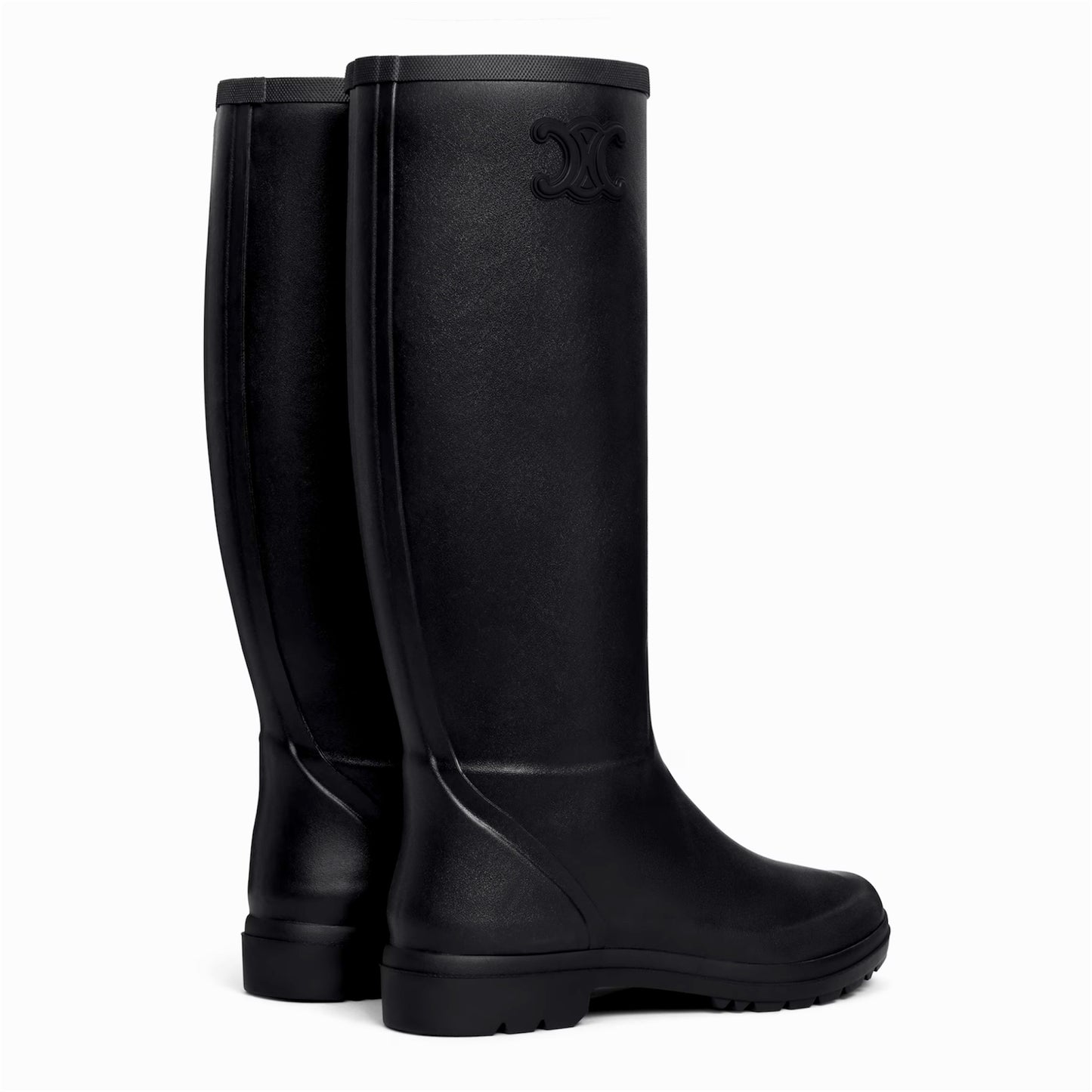 Celine High Celine Rain Boots in Natural Rubber (Women’s)