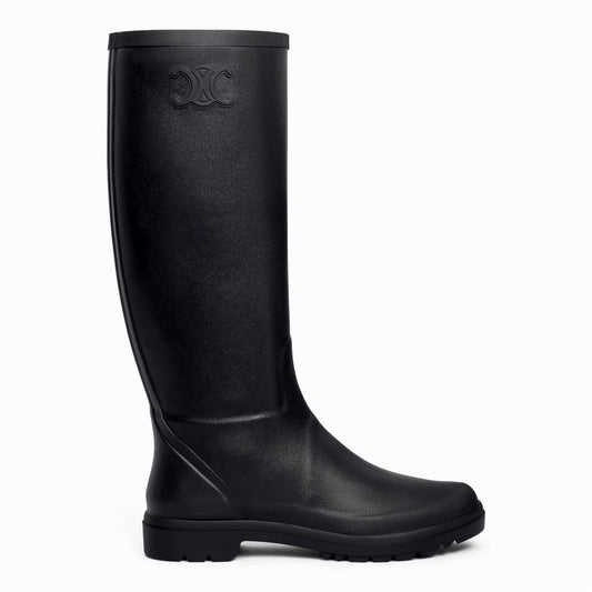 Celine High Celine Rain Boots in Natural Rubber (Women’s)