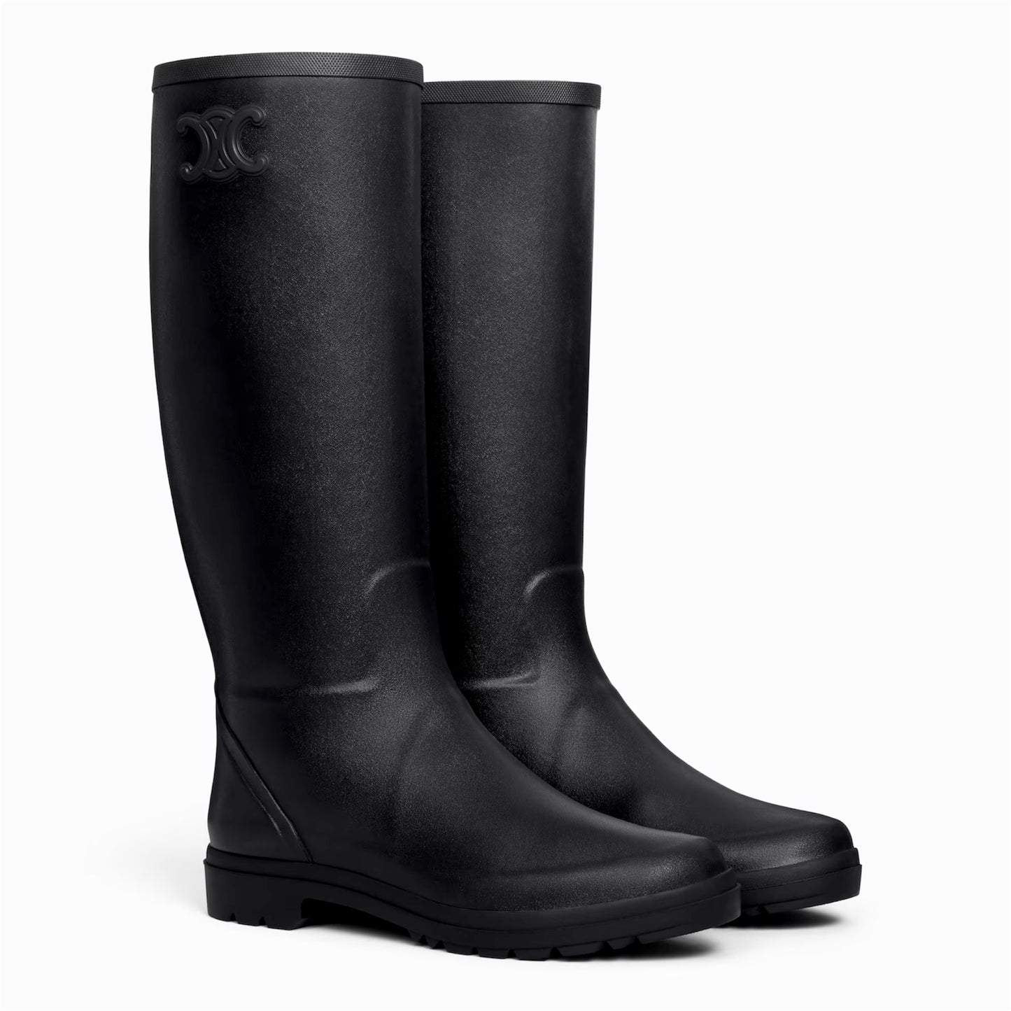 Celine High Celine Rain Boots in Natural Rubber (Women’s)