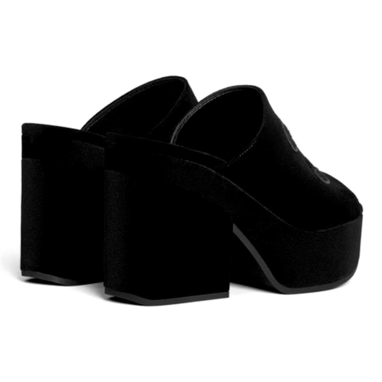 Celine Elena Mule In Velvet (Women's)