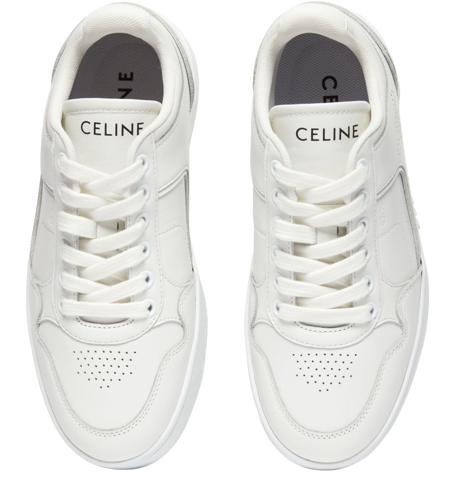 Celine CT-10 Low Lace-Up Sneaker in Calfskin (W)