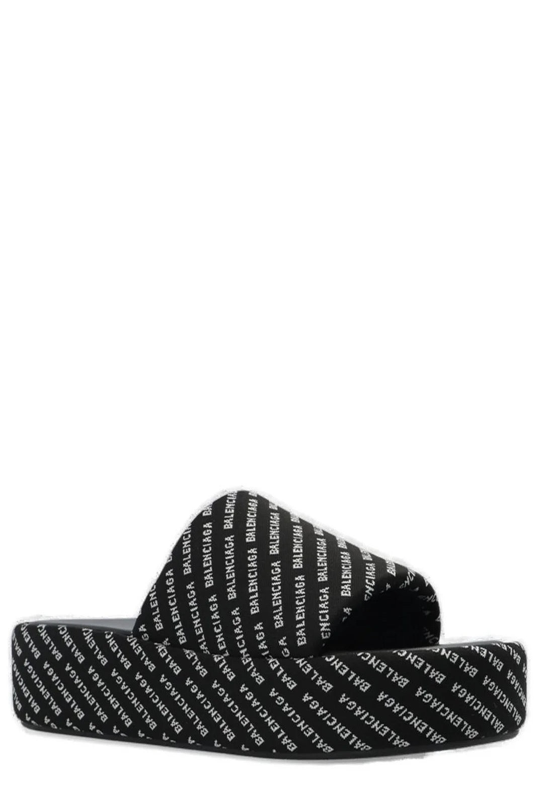 Balenciaga 'All-Over Jacquard' Rise Platform Slides