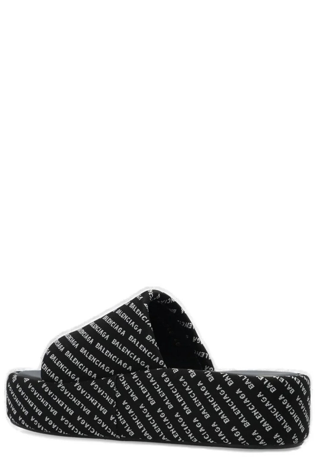 Balenciaga 'All-Over Jacquard' Rise Platform Slides