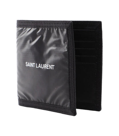 Saint Laurent Nylon Nuxx Logo Print Wallet