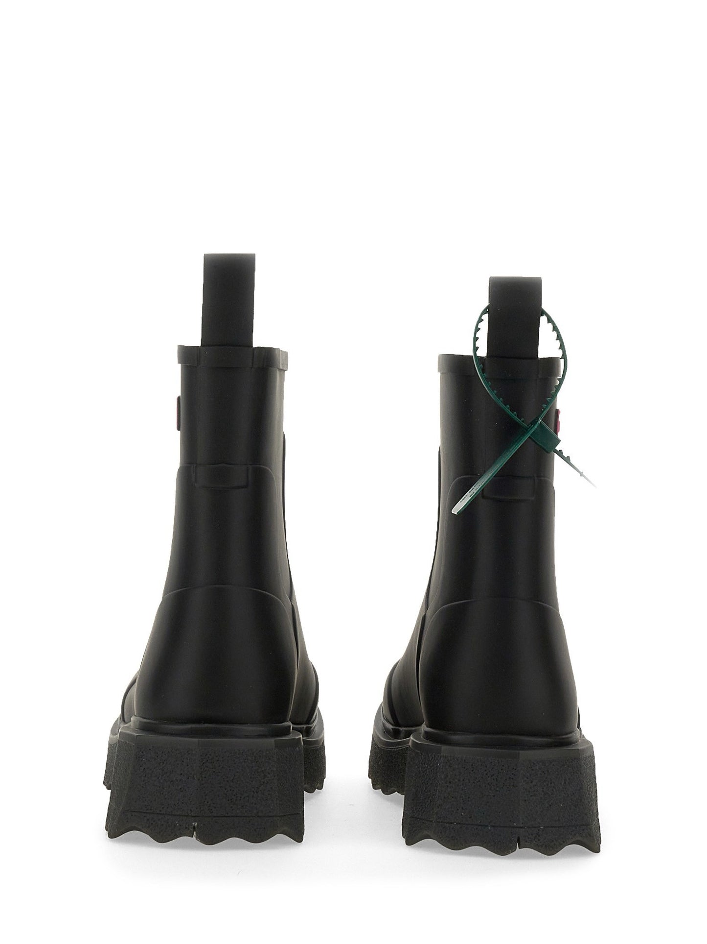 Off-White Logo Rubber Sponge Rain Boots