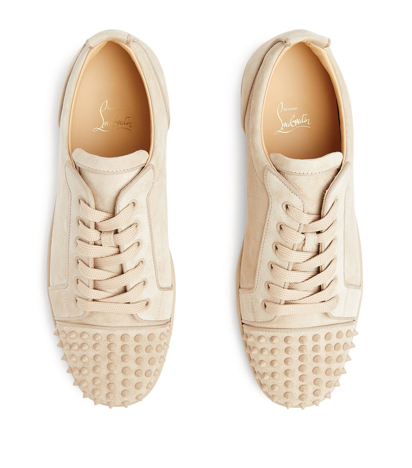 Christian Louboutin Louis Junior Spikes Orlato Flat Veau Sneakers