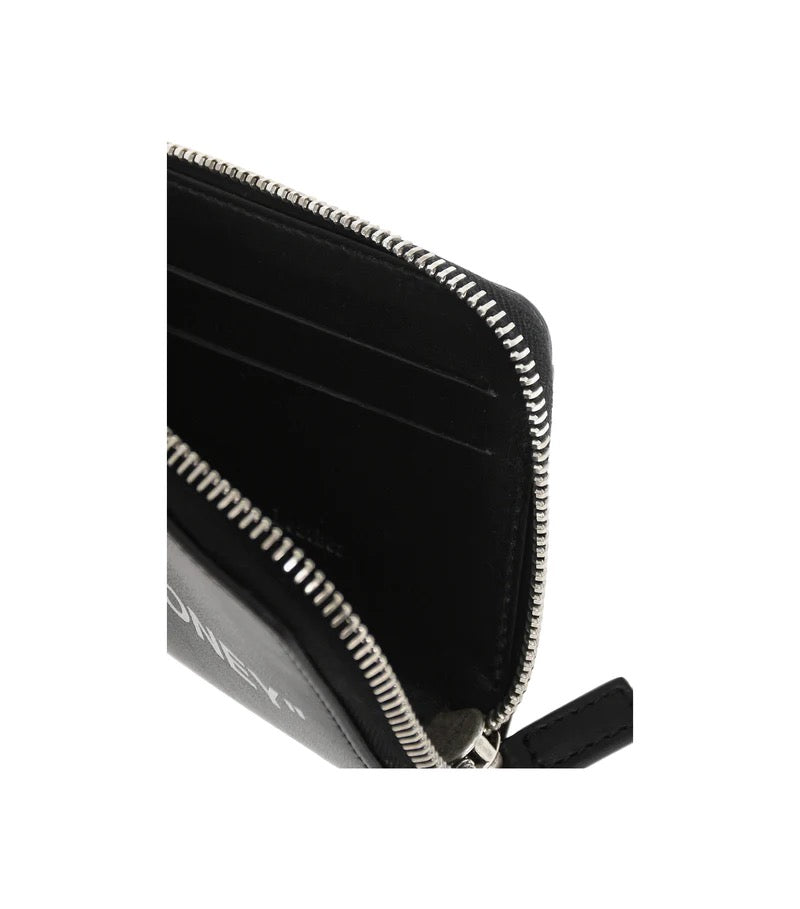 Off-White Quote Leather Chain Wallet