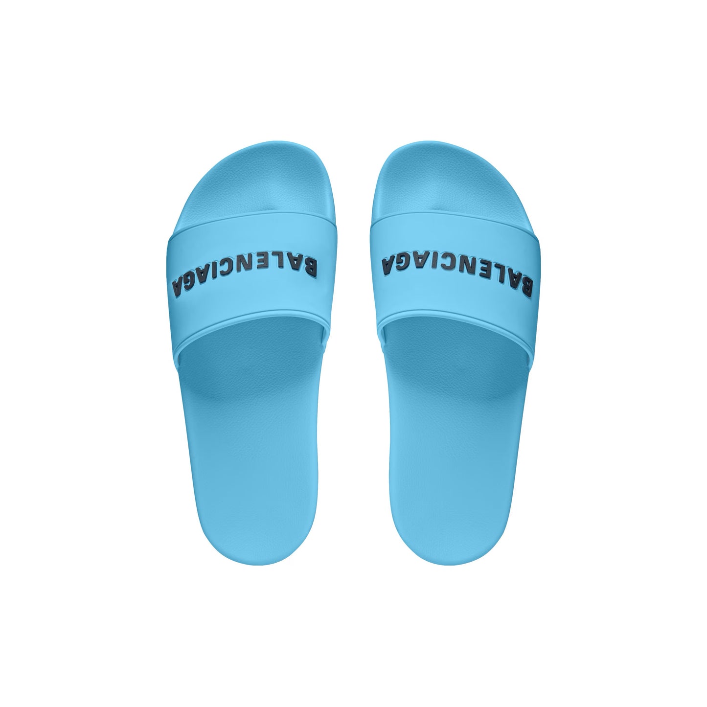 Balenciaga Logo Pool Slide Sandals