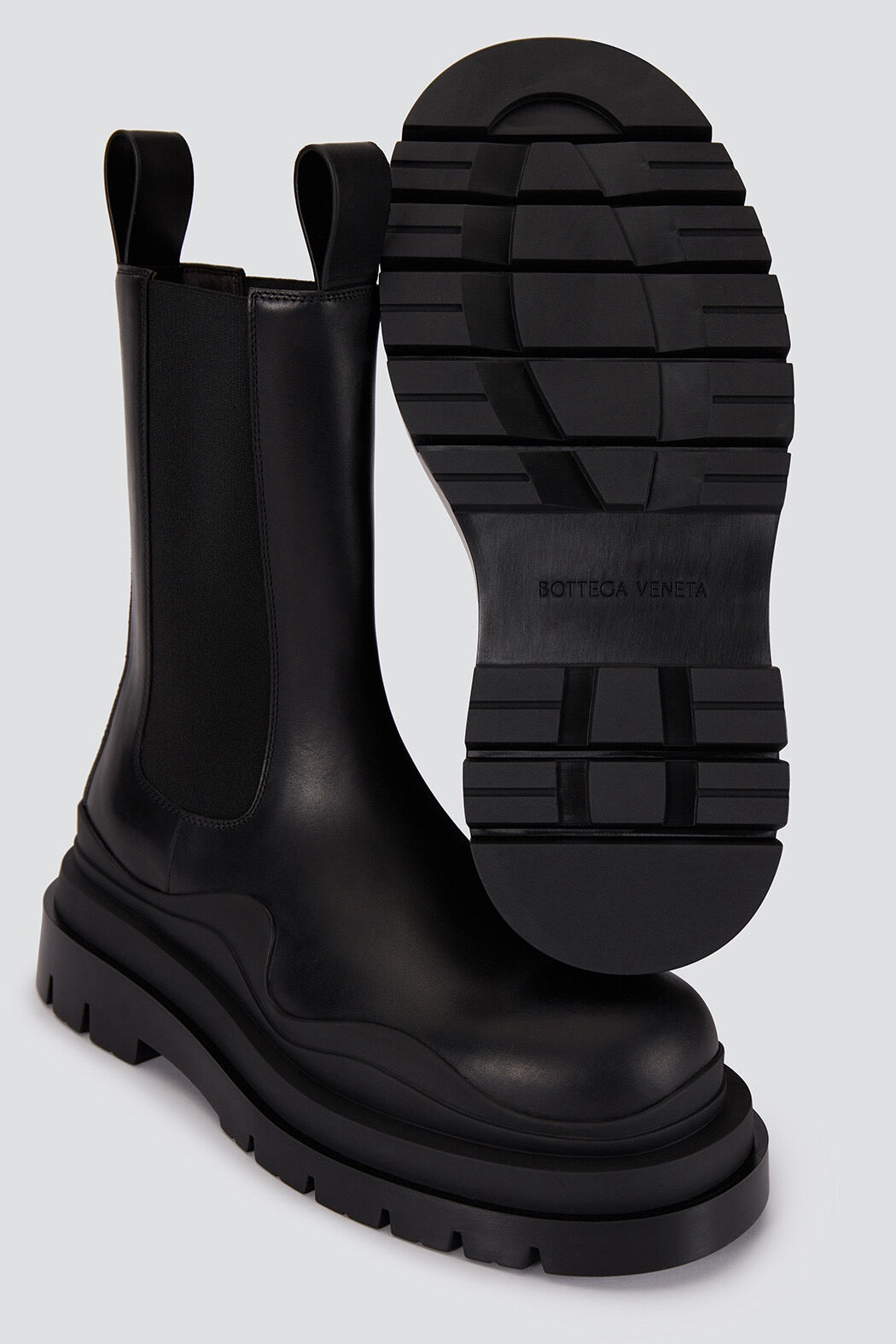 Bottega Veneta Military Calf BV Tire Boots