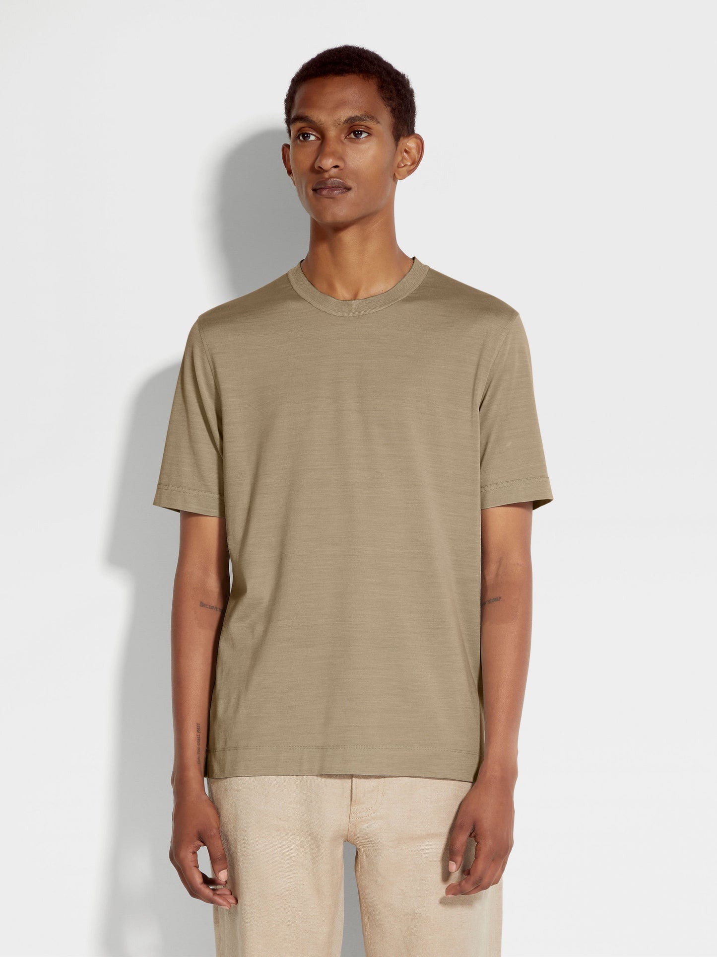 Zegna Leggerissimo Silk and Cotton T-Shirt