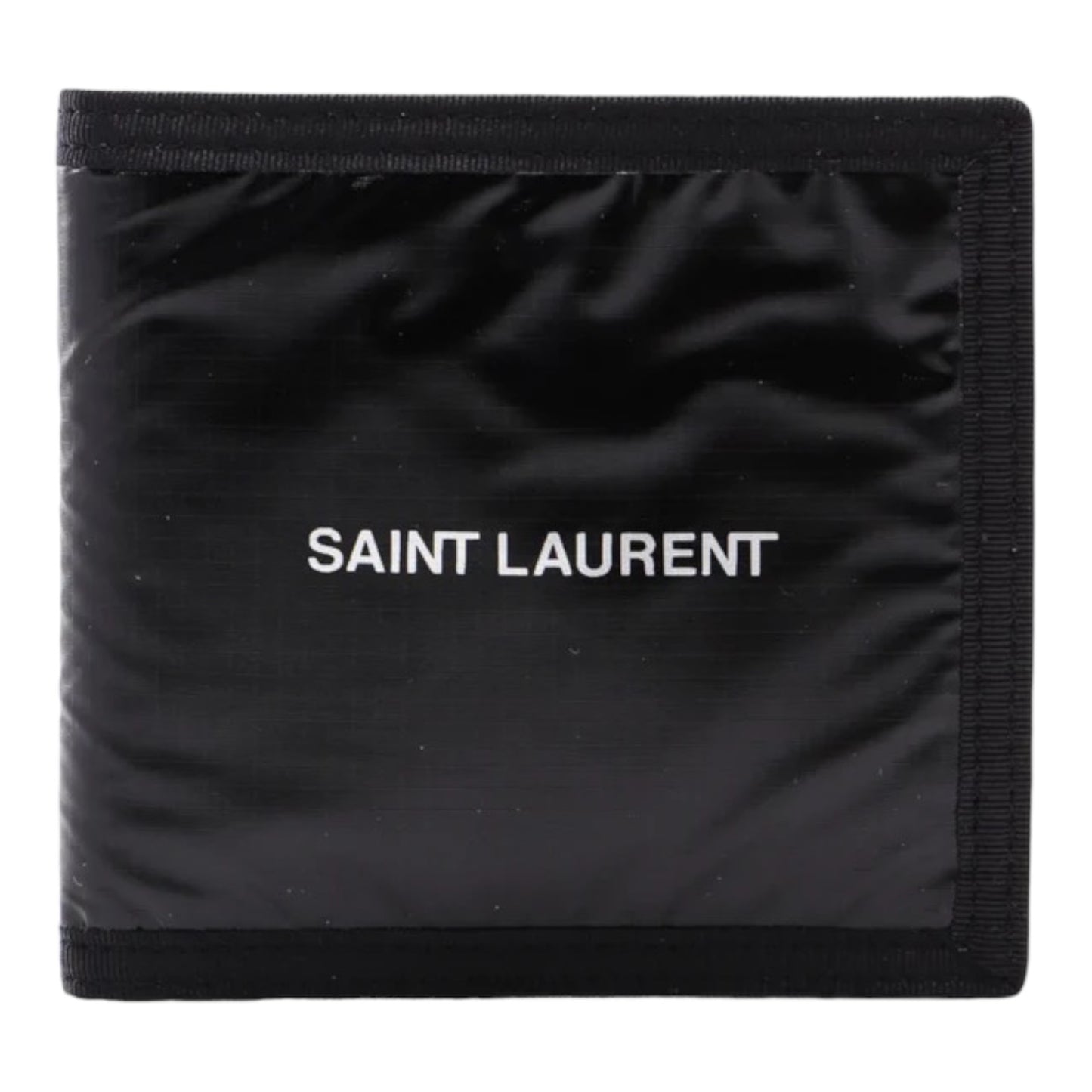 Saint Laurent Nylon Nuxx Logo Print Wallet