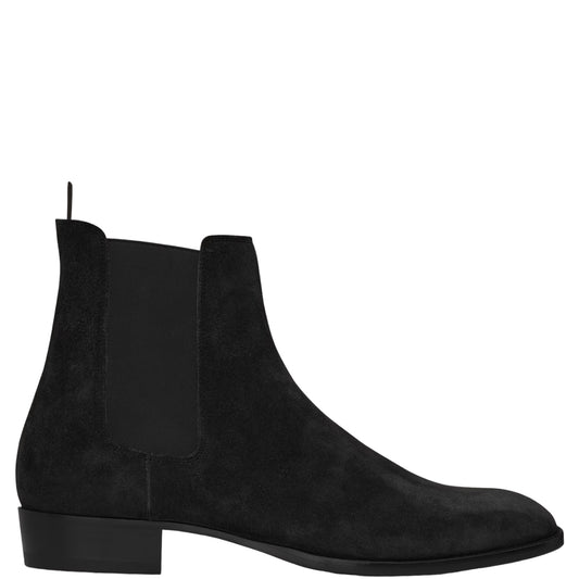 Saint Laurent Wyatt Chelsea Boots in Suede