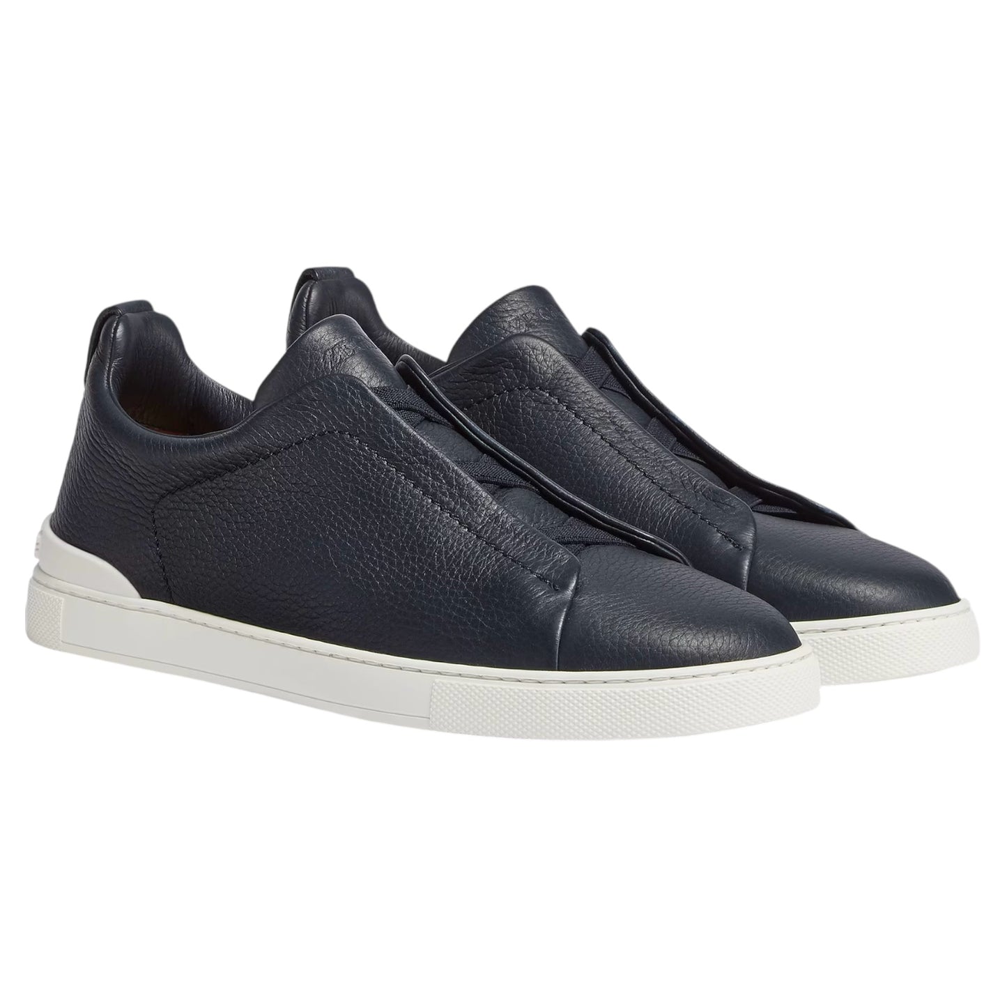 Zegna Deerskin Triple Stitch Sneakers