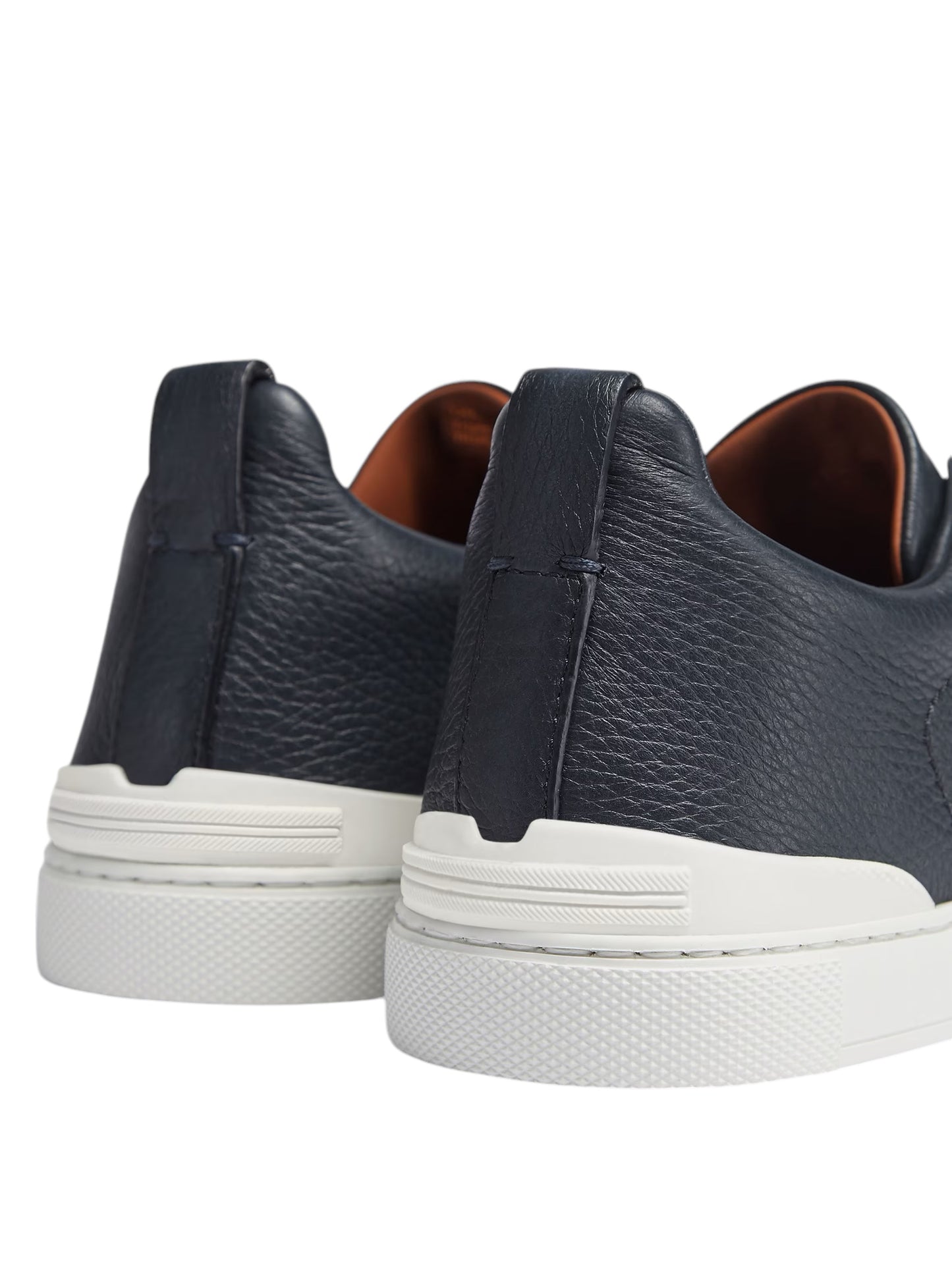 Zegna Deerskin Triple Stitch Sneakers