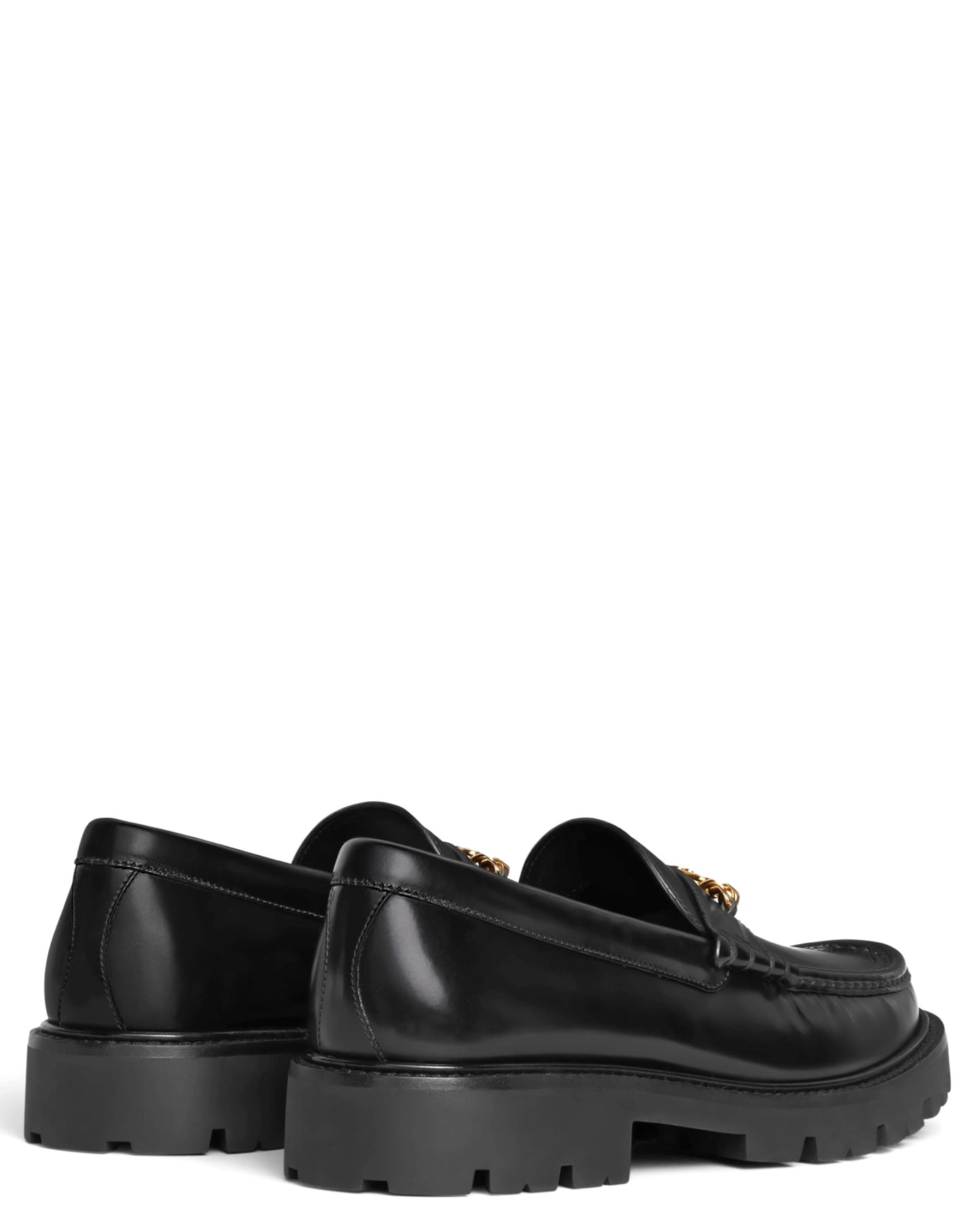 Celine Margaret Triomphe Loafer in Polished Bull