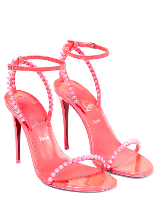 Christian Louboutin So Me 100 Patent Leather Sandals