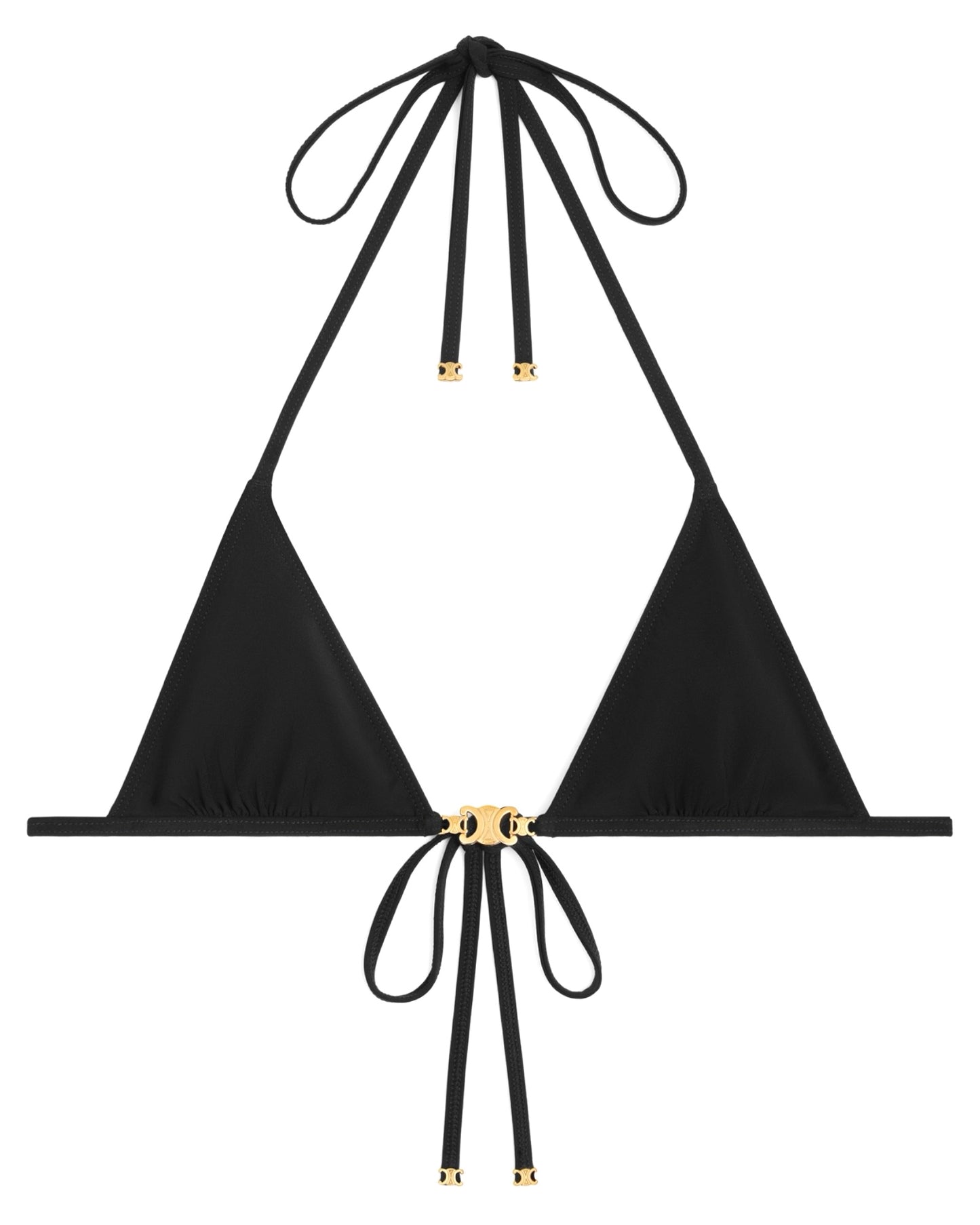 Celine Triomphe Triangle Top in Matte Jersey