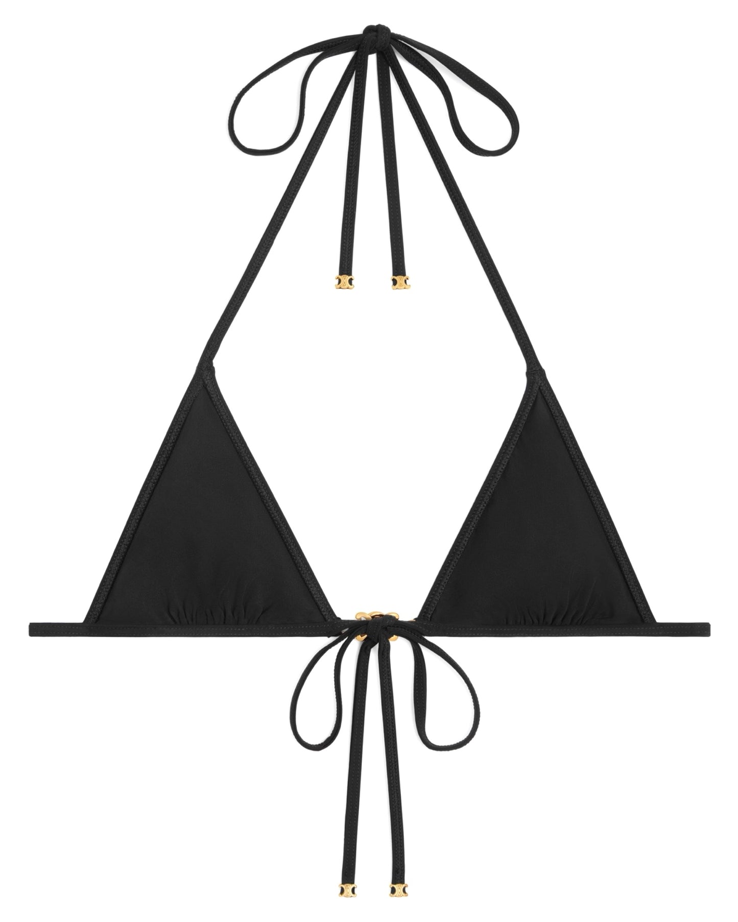 Celine Triomphe Triangle Top in Matte Jersey