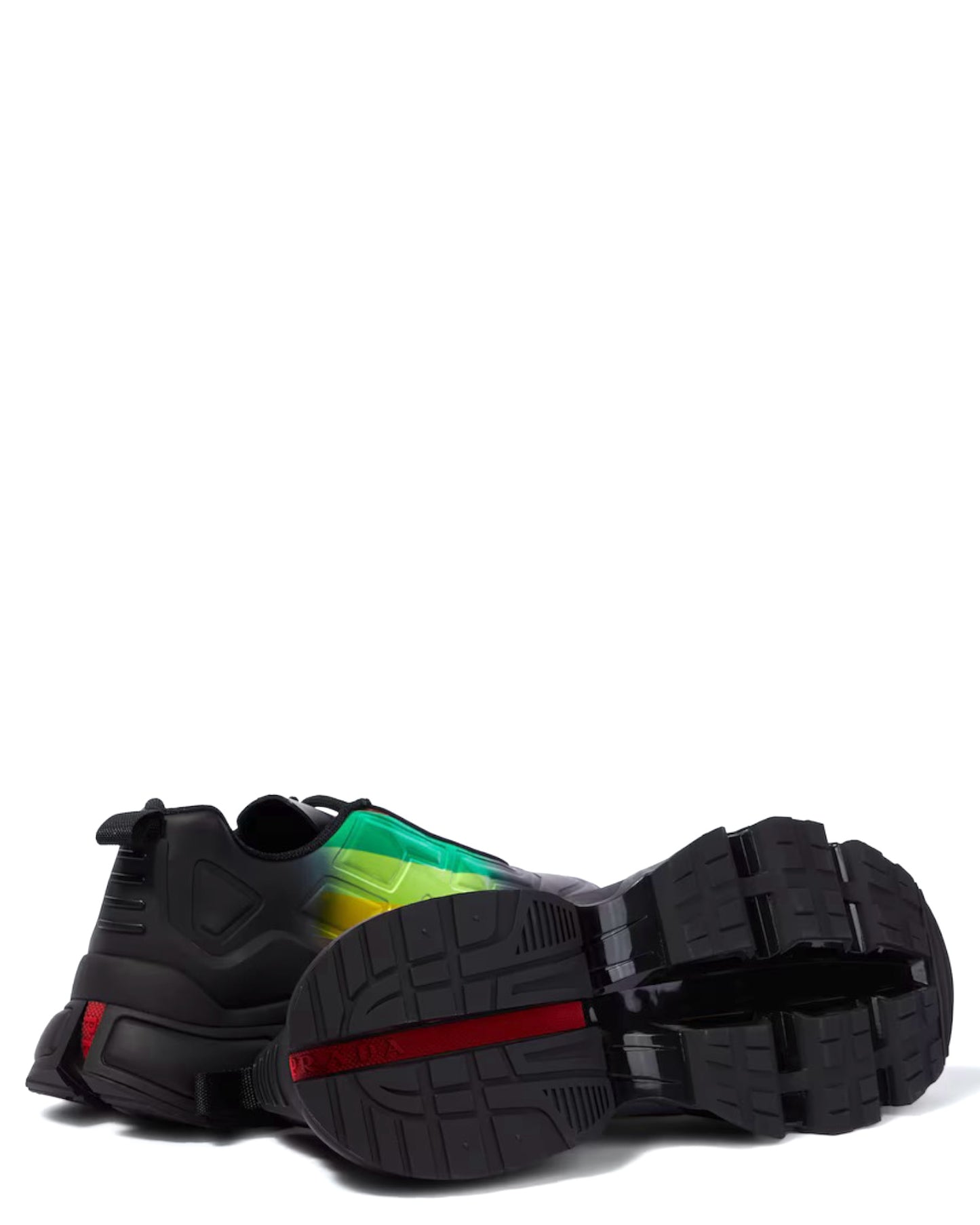 Prada Collision Cross Low-Top Sneakers