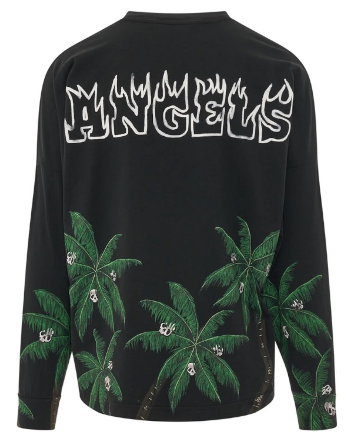 Palm Angels Palms & Skull Over L/S Tee