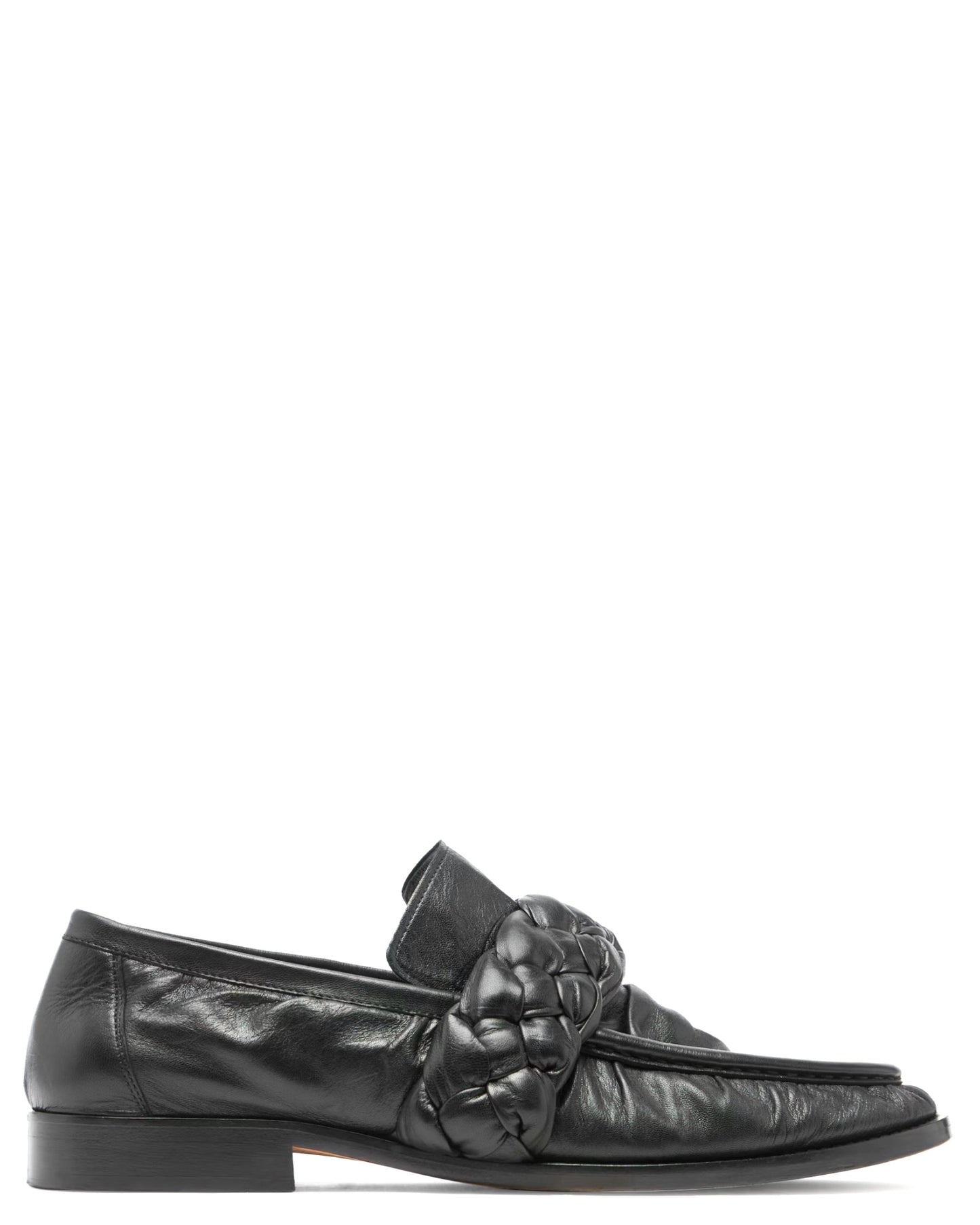 Bottega Veneta Crinkled Nappa Astaire Loafers