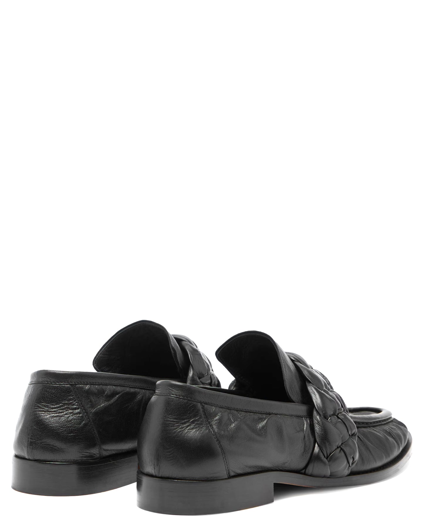 Bottega Veneta Crinkled Nappa Astaire Loafers