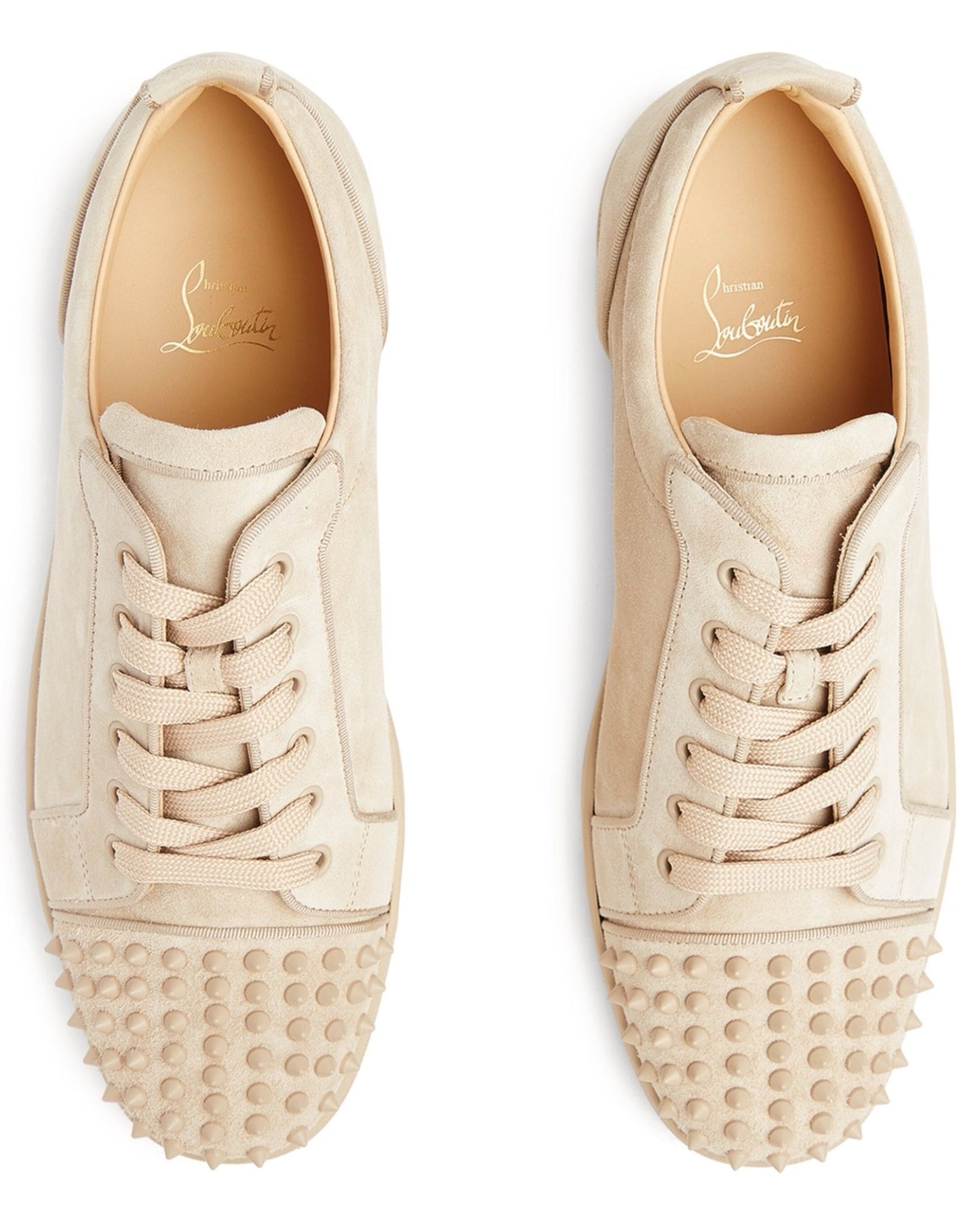 Christian Louboutin Louis Junior Spikes Orlato Flat Veau Sneakers