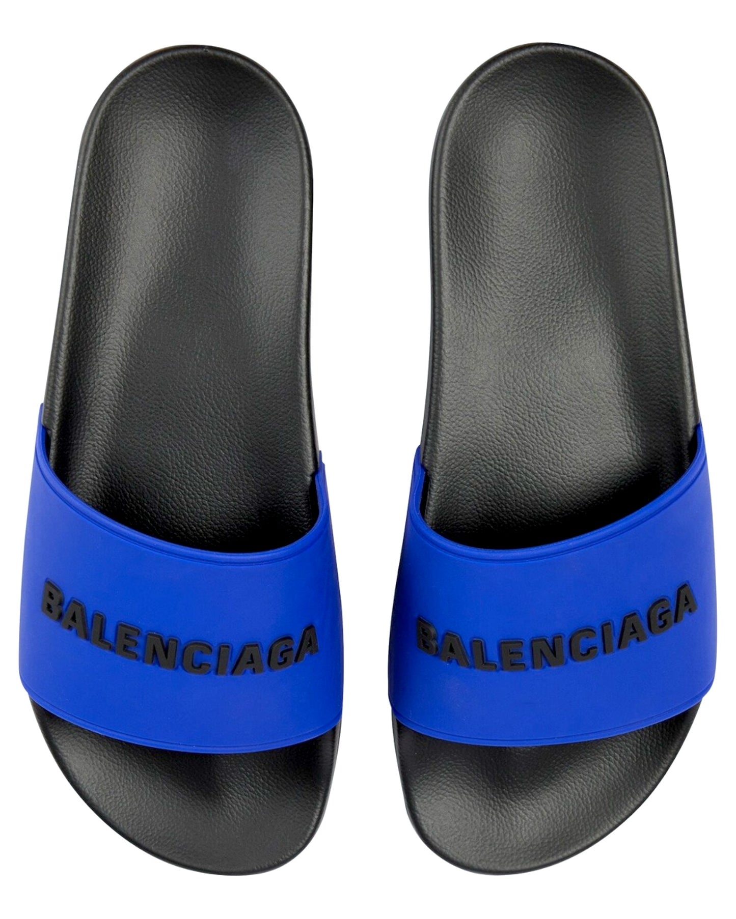 Balenciaga Rubber Logo Pool Slides