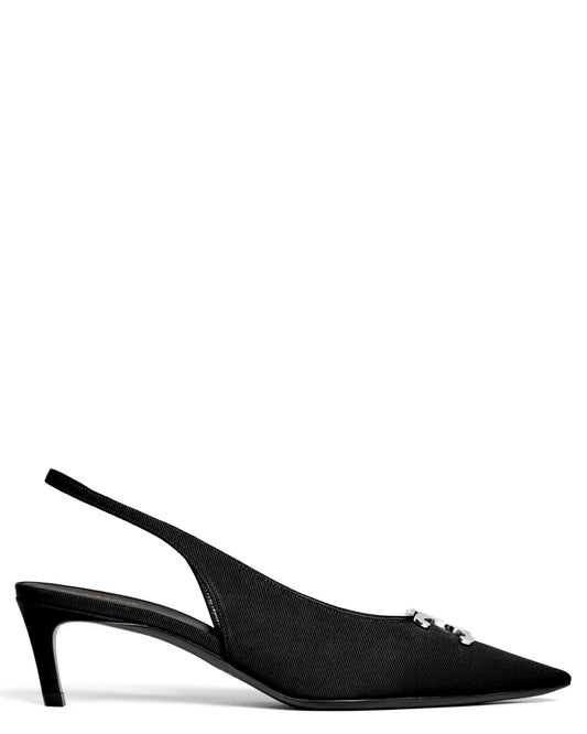 Celine Alma Triomphe Slingback in Gros-Grain