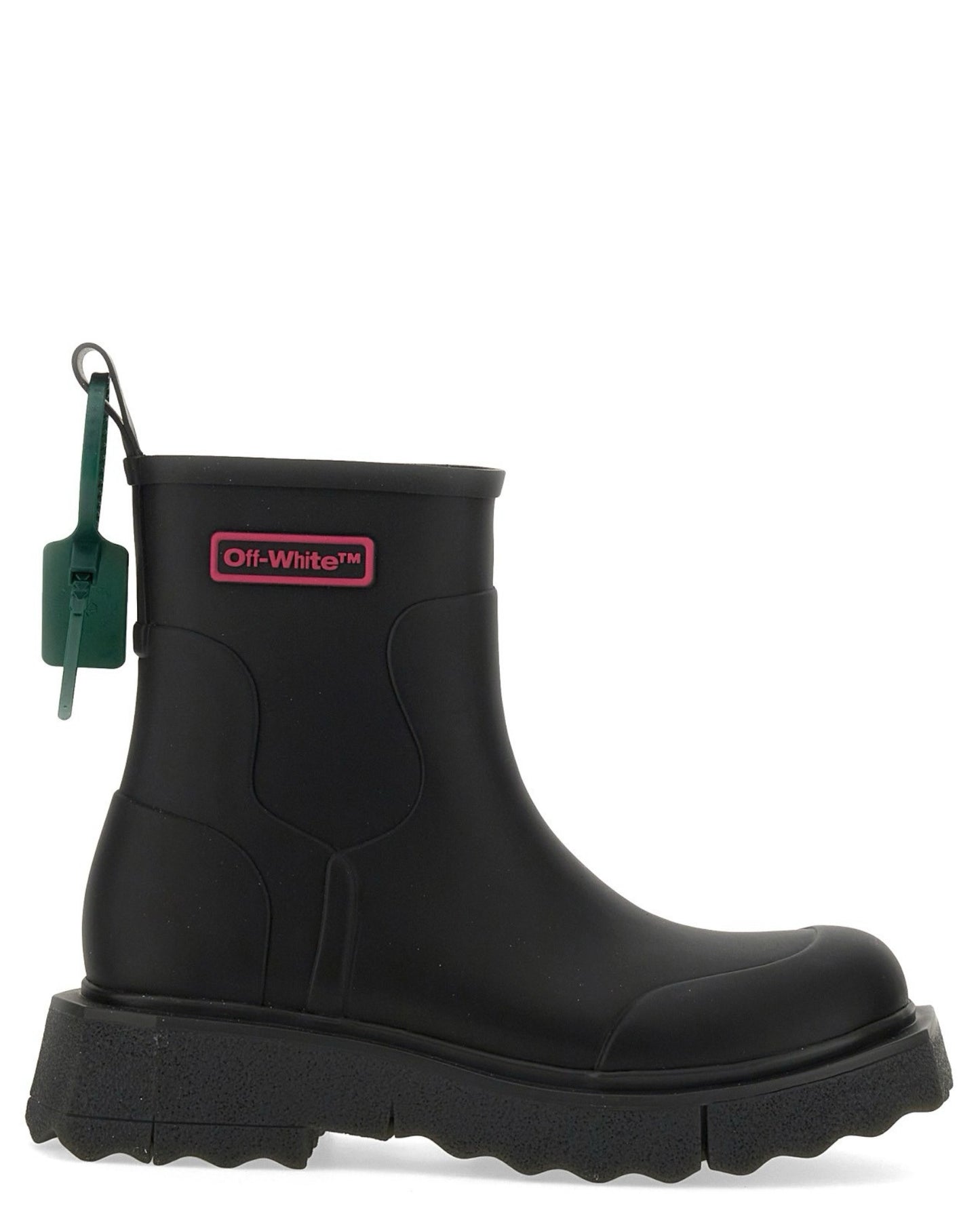 Off-White Logo Rubber Sponge Rain Boots