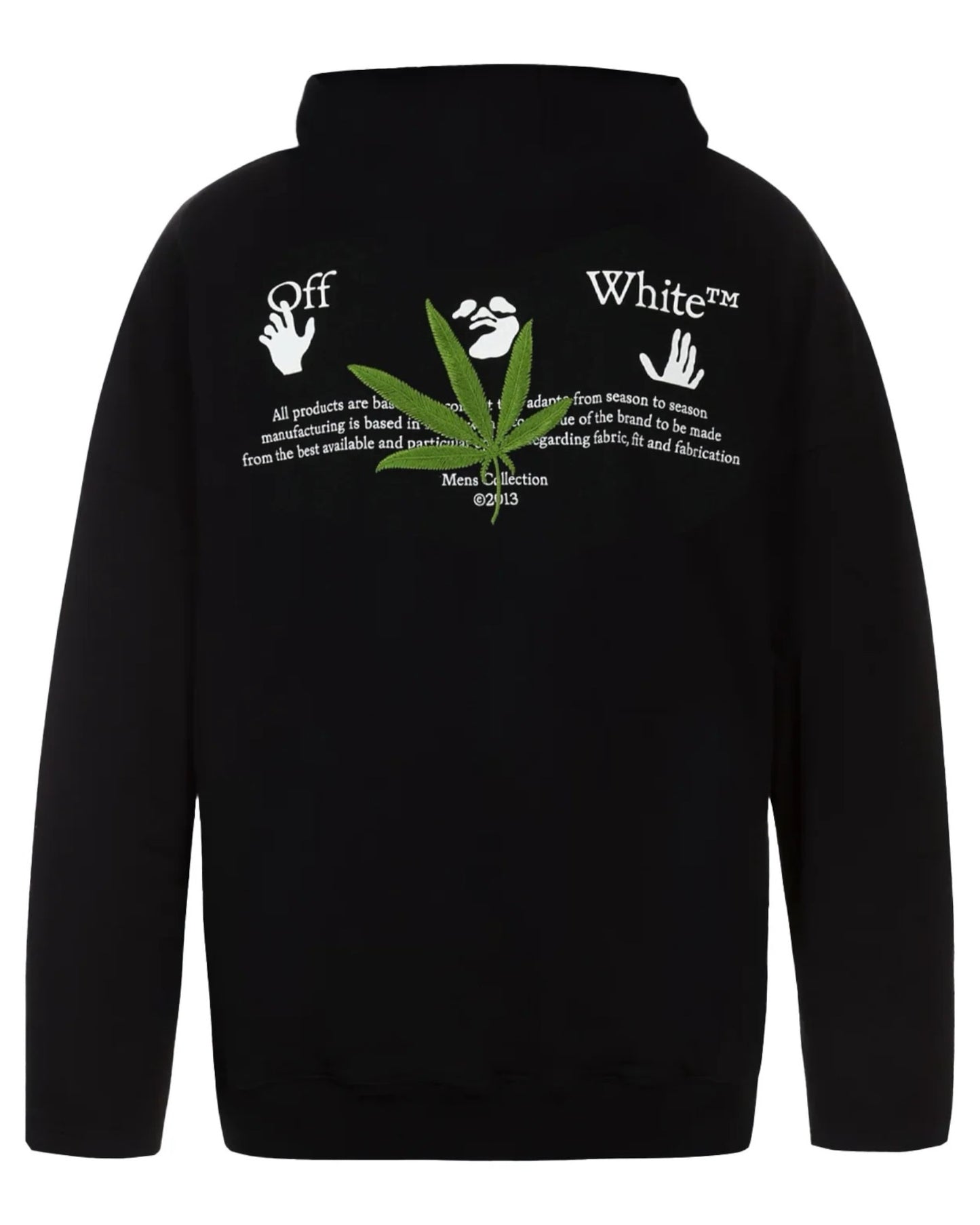 Off-White High Weed Extra Long Hoodie