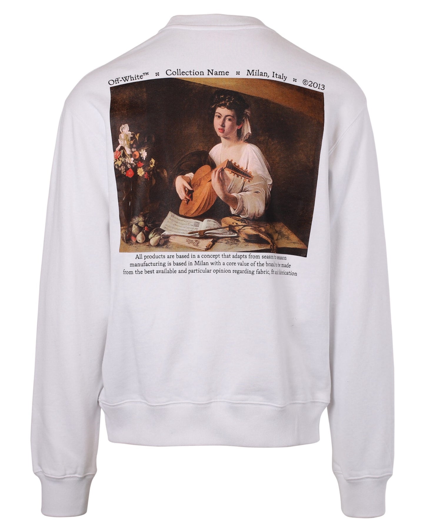 Off-White Caravaggio Lute Slim Crewneck