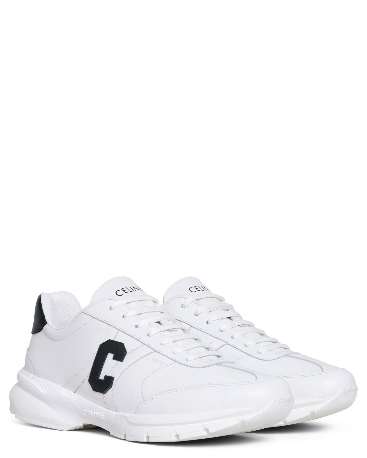 Celine Runner CR-02 Low Lace-Up Sneaker in Calfskin