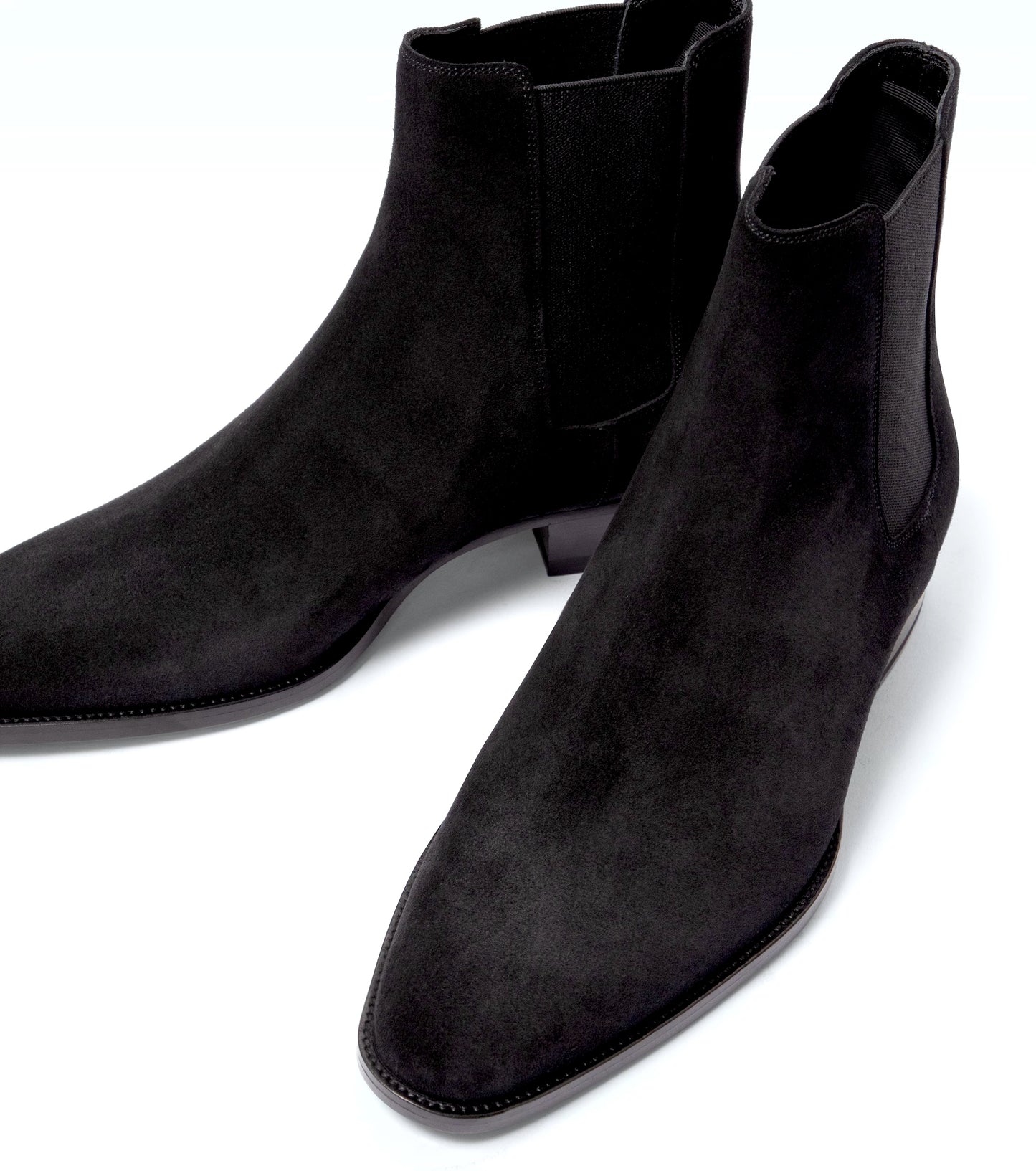 Saint Laurent Wyatt Chelsea Boots in Suede