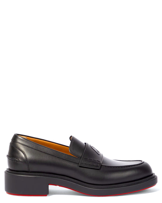 Christian Louboutin Urbino Moc Flat Leather Loafers