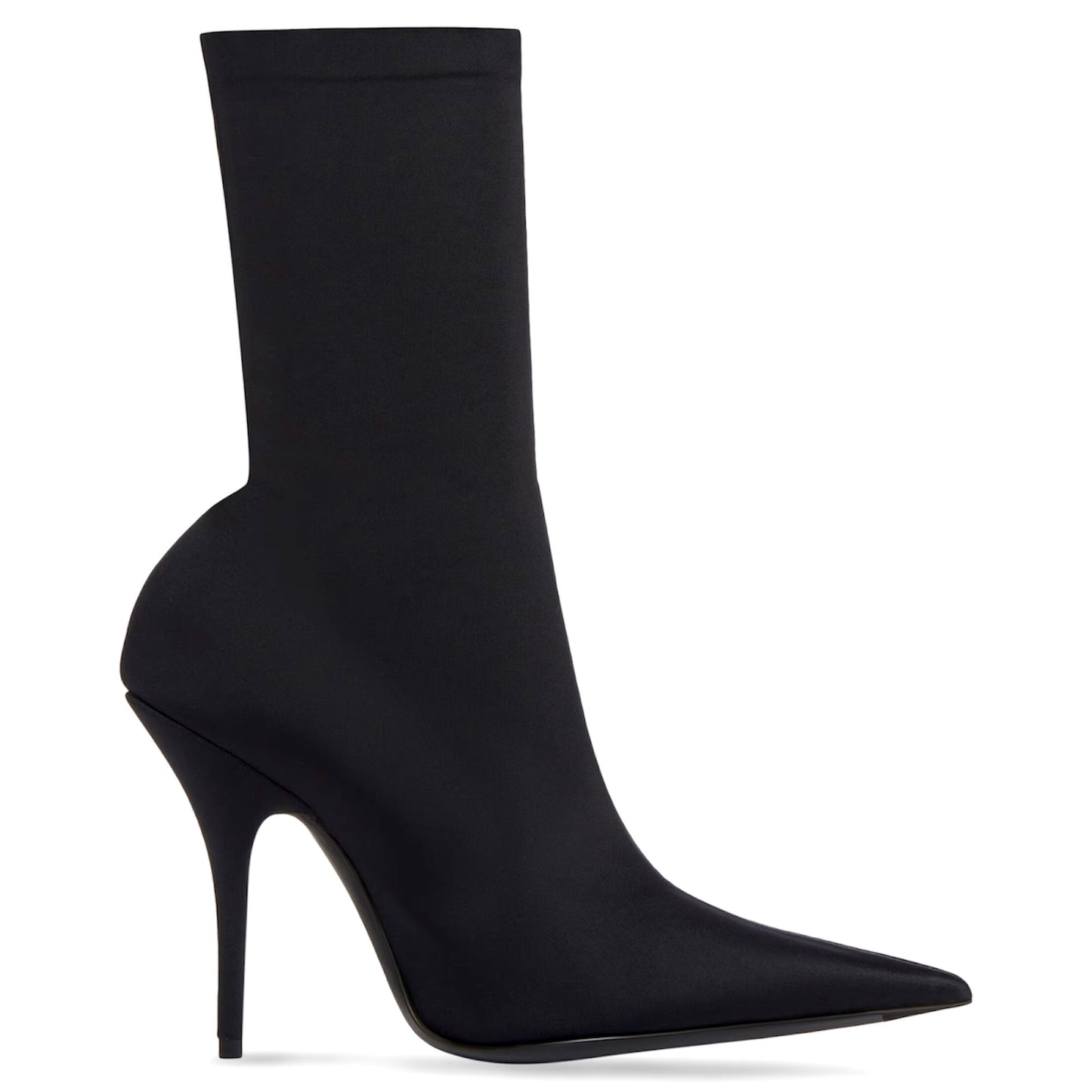 Balenciaga Knife 110MM Bootie in Black Matte Spandex (Women's)