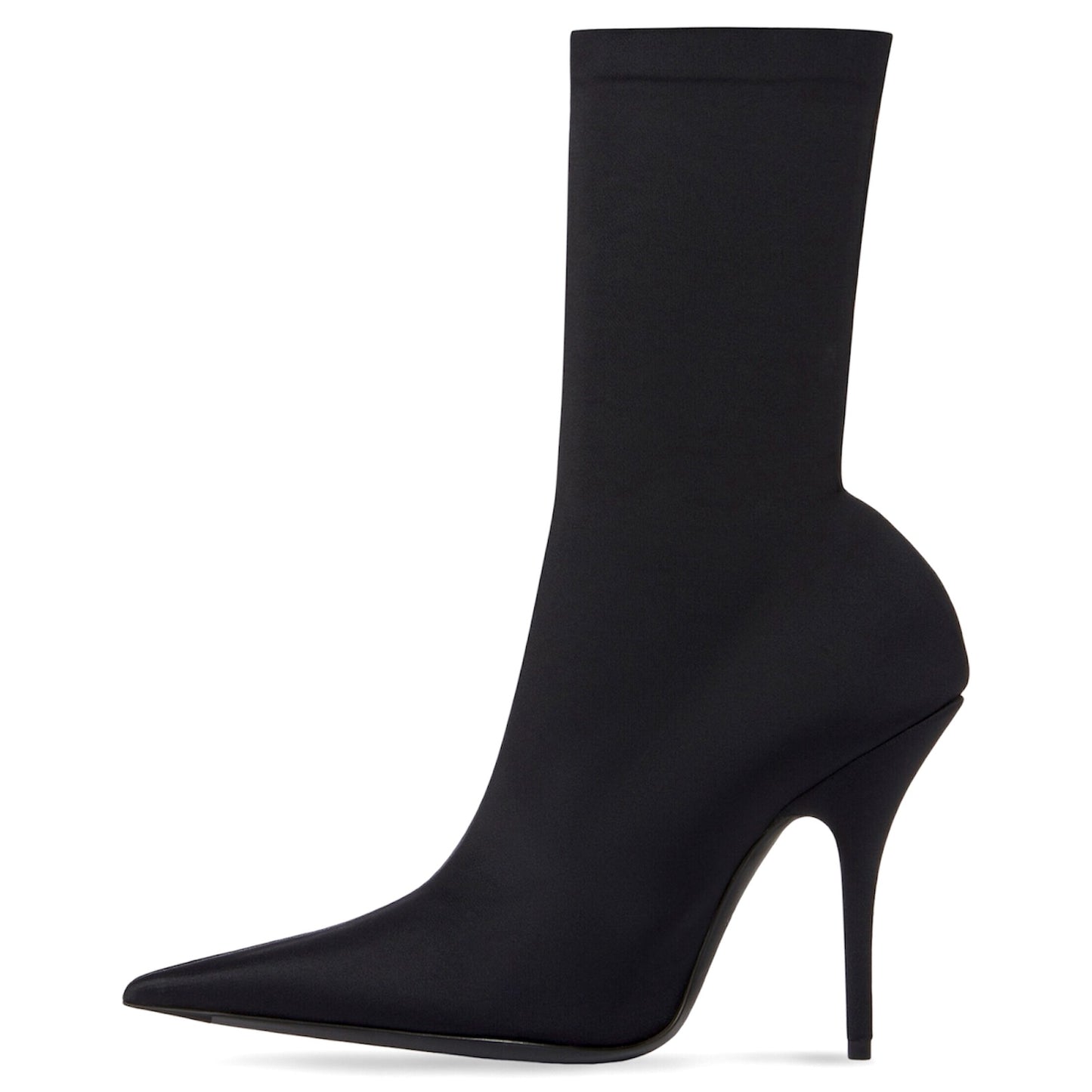 Balenciaga Knife 110MM Bootie in Black Matte Spandex (Women's)