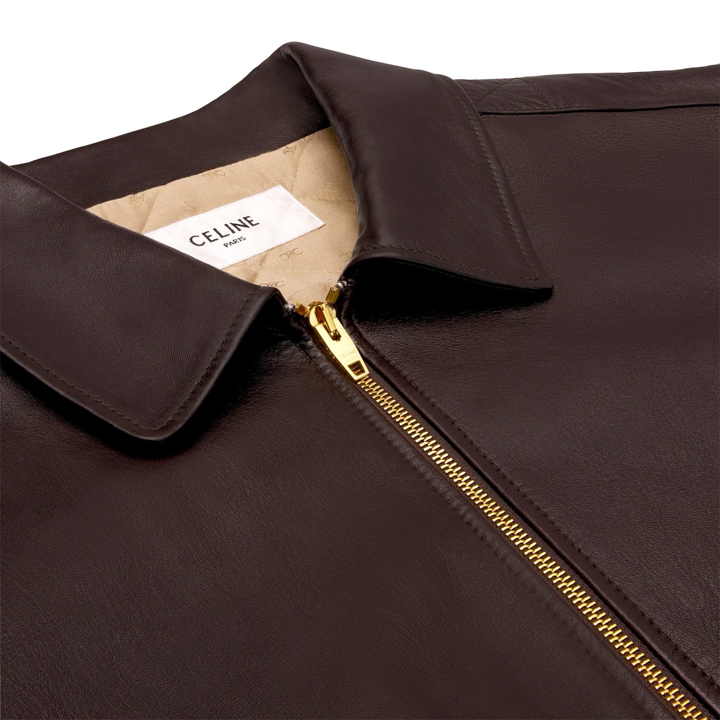 Celine Loose Aviator Blouson Jacket in Soft Lambskin (Women's)