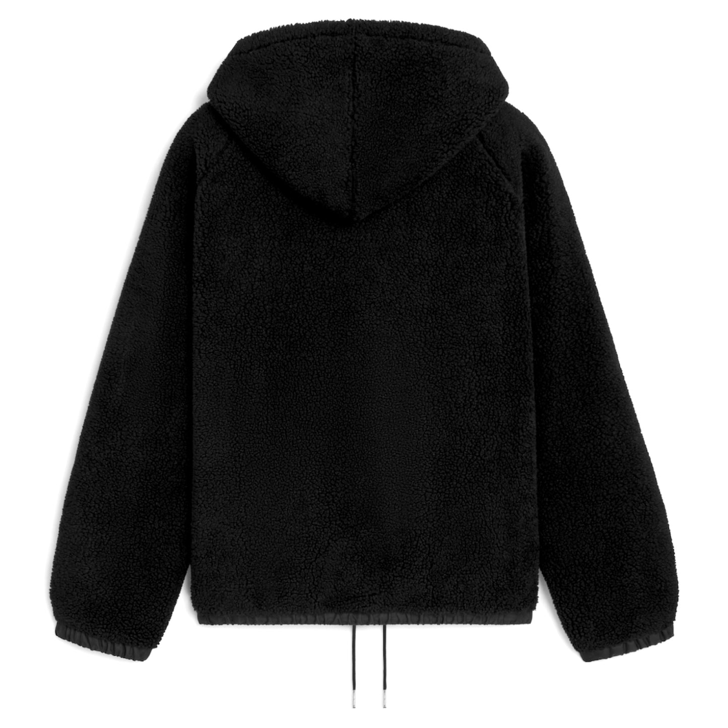 Celine Loose Zipped Hooded Jacket with Celine Embroidery in Jersey Fleece (Men's)