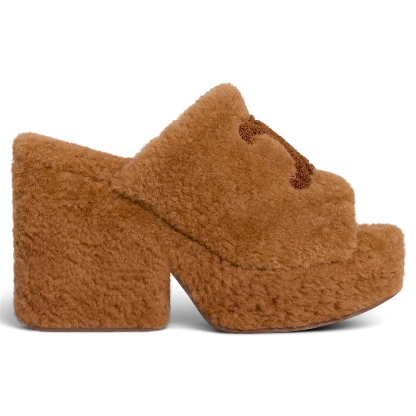 Celine Elena Mule in Shearling (Women's)